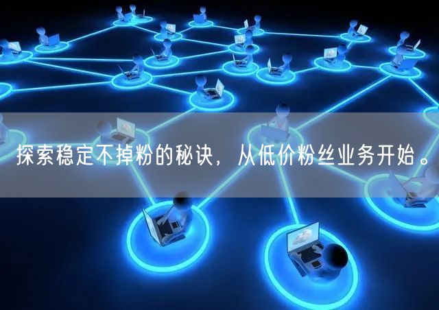 探索稳定不掉粉的秘诀，从低价粉丝业务开始。
