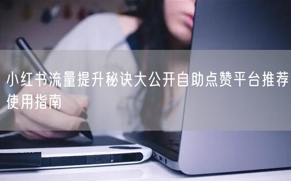 小红书流量提升秘诀大公开自助点赞平台推荐使用指南