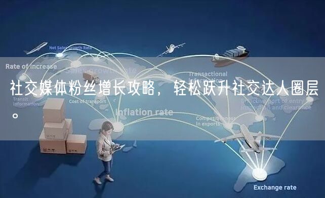 社交媒体粉丝增长攻略，轻松跃升社交达人圈层。